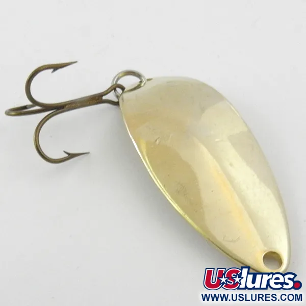 Vintage  Seneca Little Cleo (Hula Girl), 1/2oz Gold fishing spoon #4014