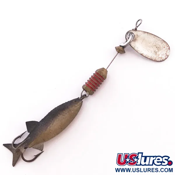 Vintage   Mepps Comet Mino 00 , 1/16oz Silver spinning lure #4035