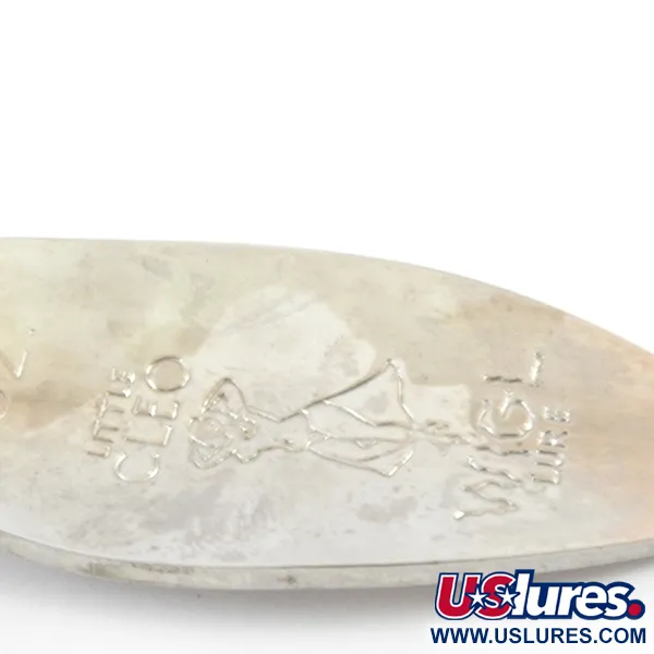 Vintage  Seneca Little Cleo (Hula Girl), 3/4oz Nickel / Blue fishing spoon #4075