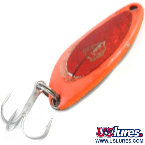 Vintage  Eppinger Dardevle Devle Dog 7900, 1/4oz Red / Nickel fishing spoon #4081