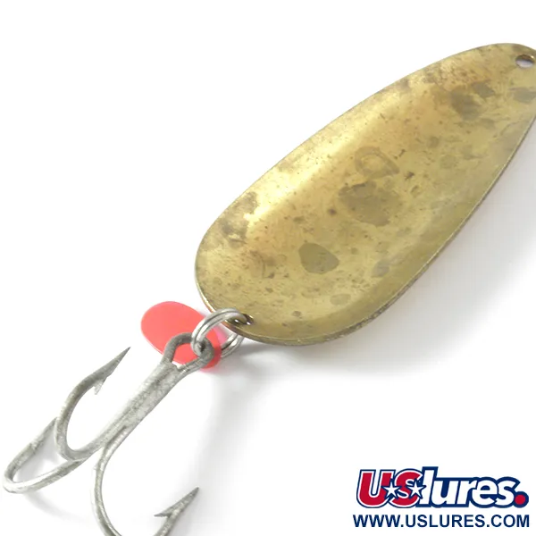 Vintage  Boss Lures Boss Spoon UV, 2/3oz Golden Tiger fishing spoon #4085