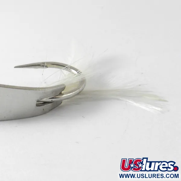 Vintage   Tony Accetta Pet Spoon 13, 3/16oz Nickel fishing spoon #4100