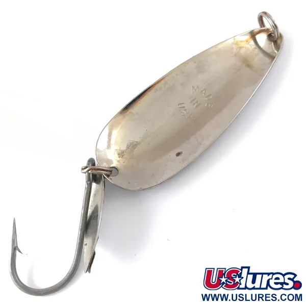 Vintage  Worth Chippewa, 3/5oz Blue / Silver fishing spoon #4116