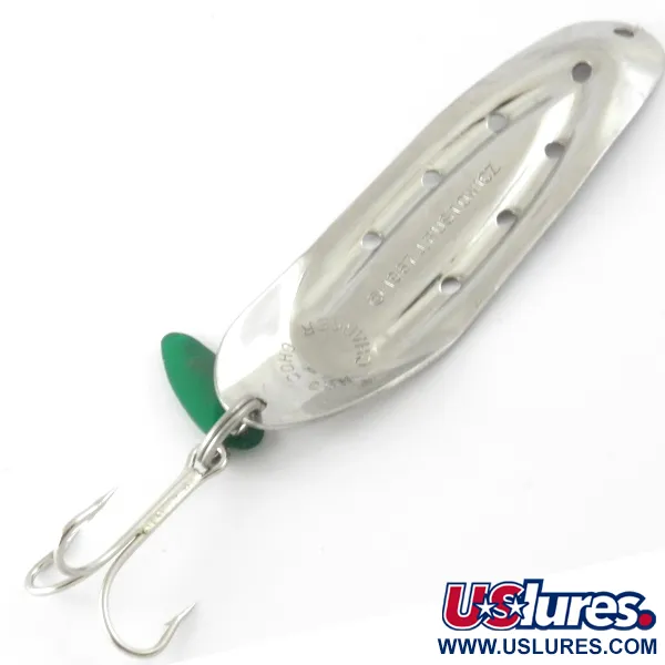 Vintage  Rustowicz Charger №3, 2/5oz Nickel fishing spoon #4131