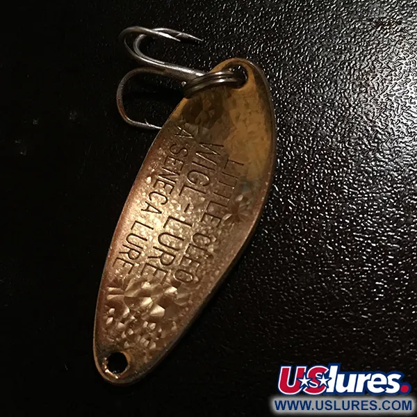 Vintage  Seneca Little Cleo Crystal, 1/4oz Crystal (Copper Scale) ​ fishing spoon #4170