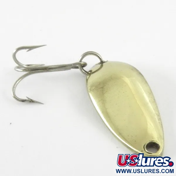 Vintage  Luhr Jensen Little Jewel, 3/16oz Gold fishing spoon #4179