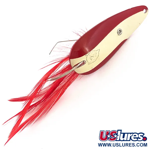 Vintage  Eppinger Weedless Dardevle Imp, 2/5oz Red / White / Nickel fishing spoon #4194