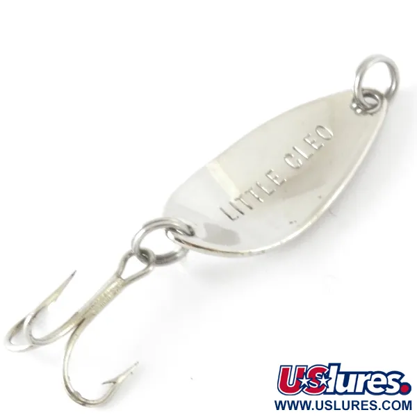 Vintage  Seneca Little Cleo, 1/8oz Nickel fishing spoon #4209