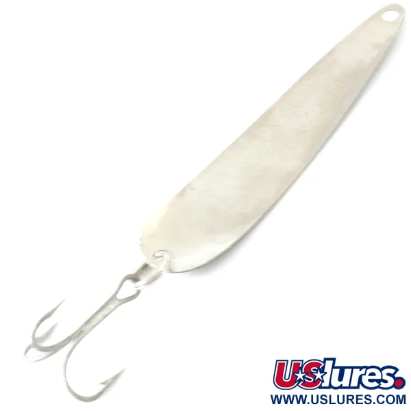 Vintage  Eppinger Dardevle JR Flutter Devle 3100, 3/16oz Yellow / Black / Nickel fishing spoon #4212