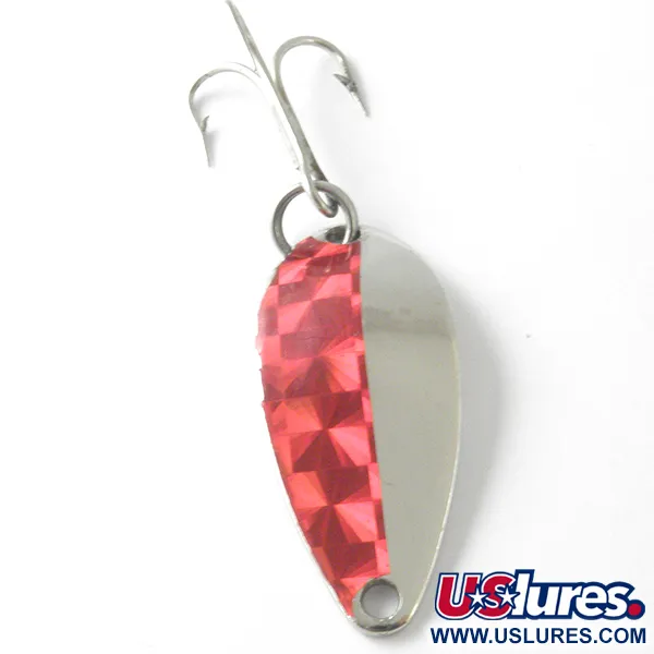 Vintage  Seneca Little Cleo, 1/8oz Nickel / Red fishing spoon #4222