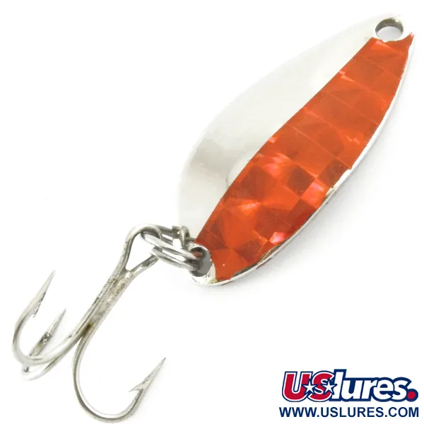 Vintage  Seneca Little Cleo, 1/8oz Nickel / Red fishing spoon #4222