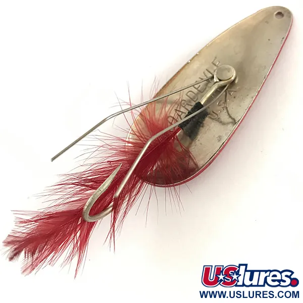 Vintage  Eppinger Weedless Dardevle Imp, 2/5oz Red / White / Nickel fishing spoon #4262