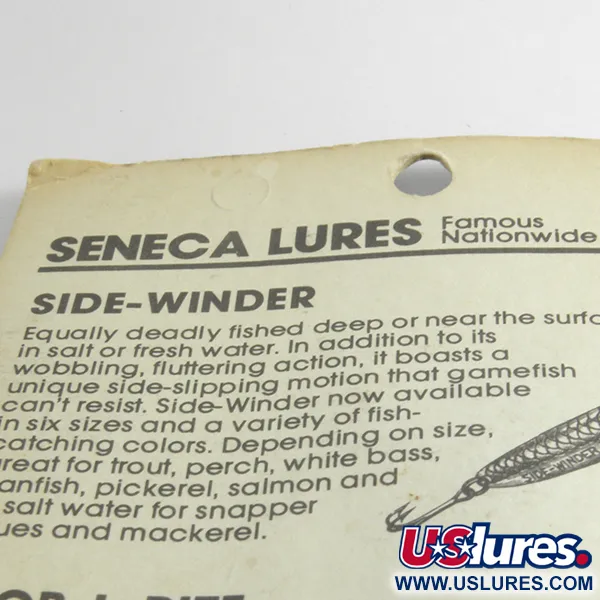  Seneca Little Cleo (Hula Girl), 1/2oz Yellow / Green / Nickel fishing spoon #4286