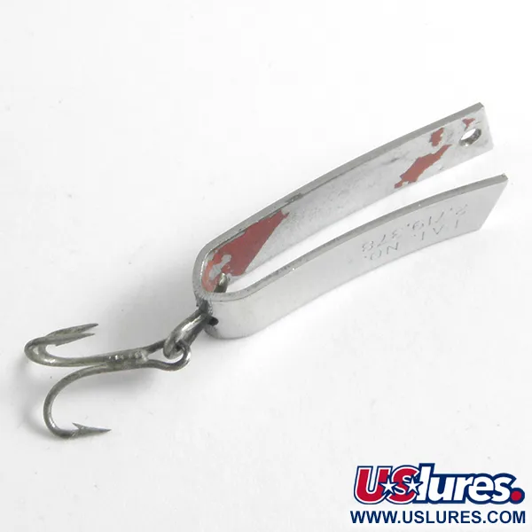 Vintage   South Bend  Super-Duper 501, 3/32oz Nickel fishing spoon #4297