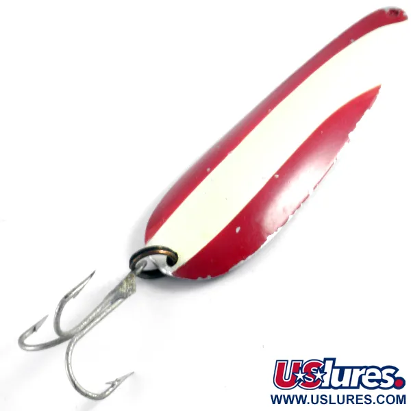 Vintage  Eppinger Dardevle, 1oz Red / White / Silver fishing spoon #4301