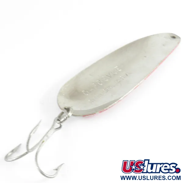 Vintage  Eppinger Dardevle, 1oz Red / White / Nickel fishing spoon #4306