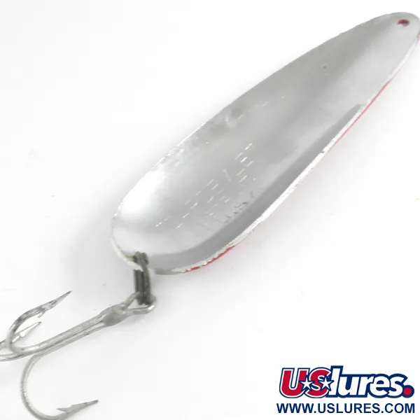 Vintage  Eppinger Dardevle , 1oz Red / White / Silver fishing spoon #4310
