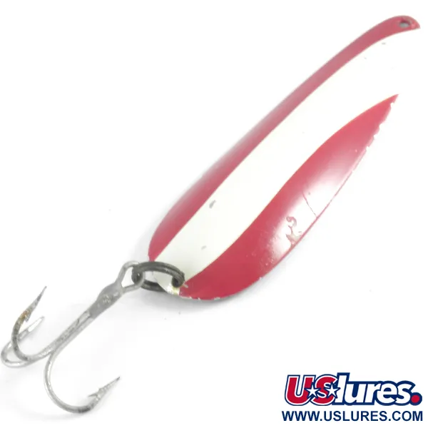 Vintage  Eppinger Dardevle , 1oz Red / White / Silver fishing spoon #4310