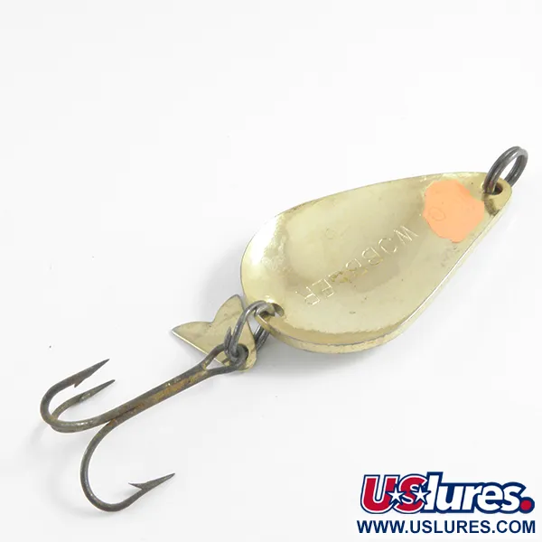 Vintage  Acme K.O. Wobbler, 1/2oz Gold fishing spoon #4347