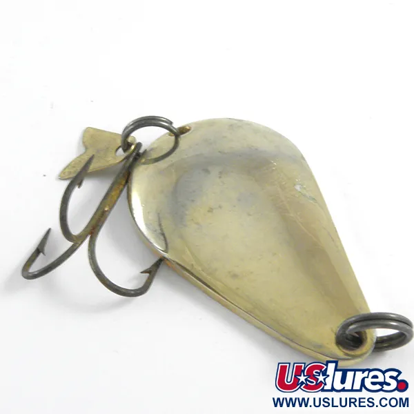 Vintage  Acme K.O. Wobbler, 1/2oz Gold fishing spoon #4347