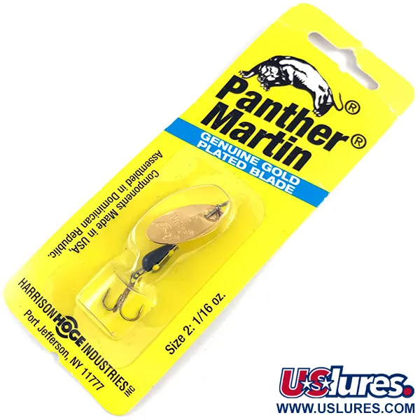   Panther Martin 4, 1/8oz Gold spinning lure #15766