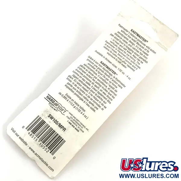  Acme Kastmaster, 1/8oz Fire Tiger fishing spoon #4380