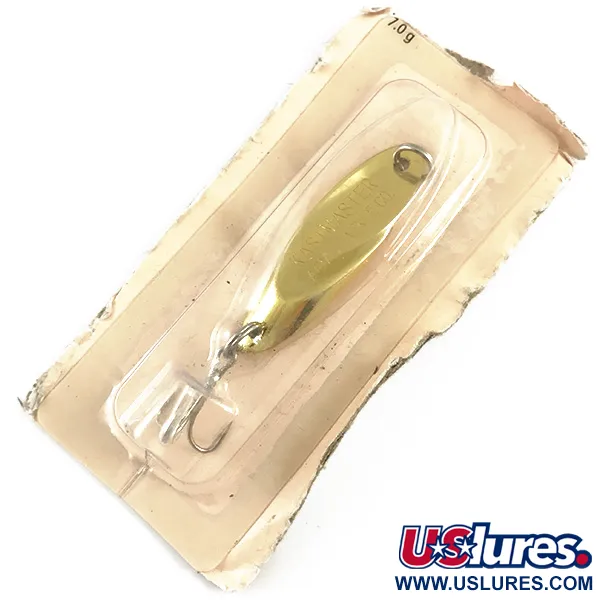  Acme Kastmaster, 1/4oz Gold fishing spoon #4384