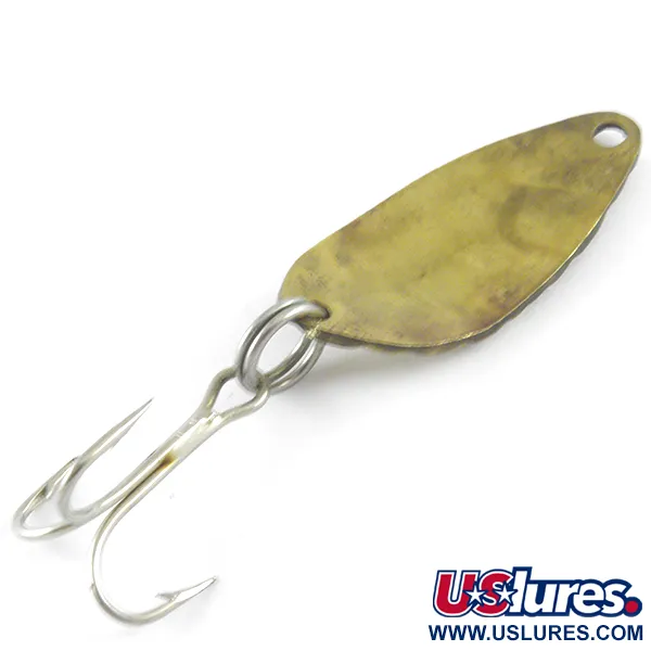 Vintage   Acme Little Cleo, 1/8oz Brass fishing spoon #4398