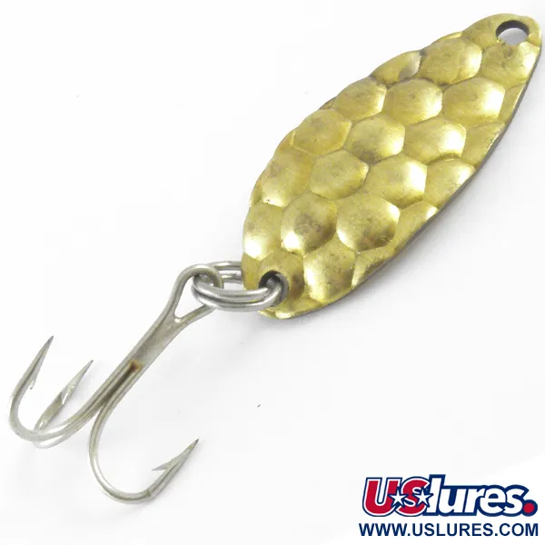 Vintage   Acme Little Cleo, 1/8oz Brass fishing spoon #4398