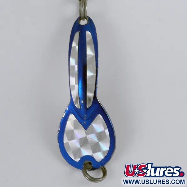 Vintage  Glen Evans Loco 2, 1/4oz Blue / Hologram fishing spoon #4400