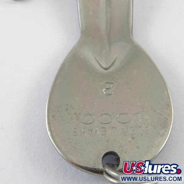 Vintage  Glen Evans Loco 2, 1/4oz Blue / Hologram fishing spoon #4400