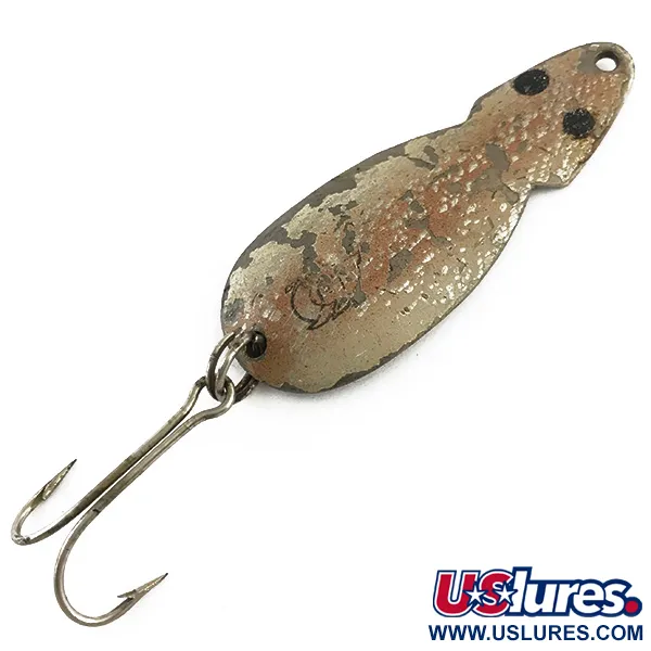 Vintage  Eppinger Dardevle Mousie-Imp, 2/5oz Brown / Nickel fishing spoon #4417