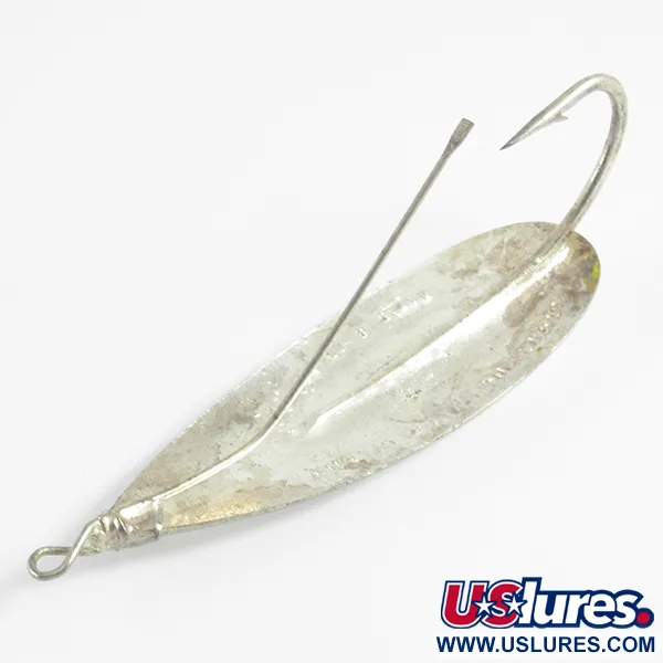 Vintage   Johnson Silver Minnow, 3/4oz Silver fishing spoon #4430