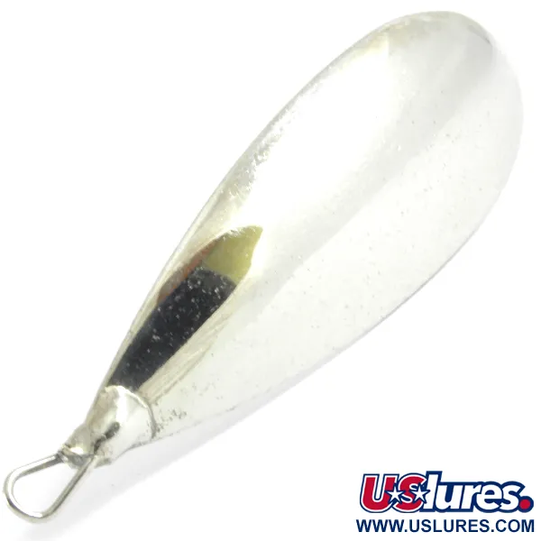 Vintage   Johnson Silver Minnow, 2/5oz Silver fishing spoon #4431