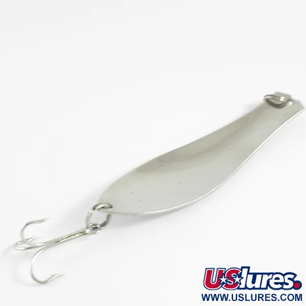 Vintage  Prescott Spinner Little Doctor 275, 3/4oz Nickel / Red fishing spoon #4433