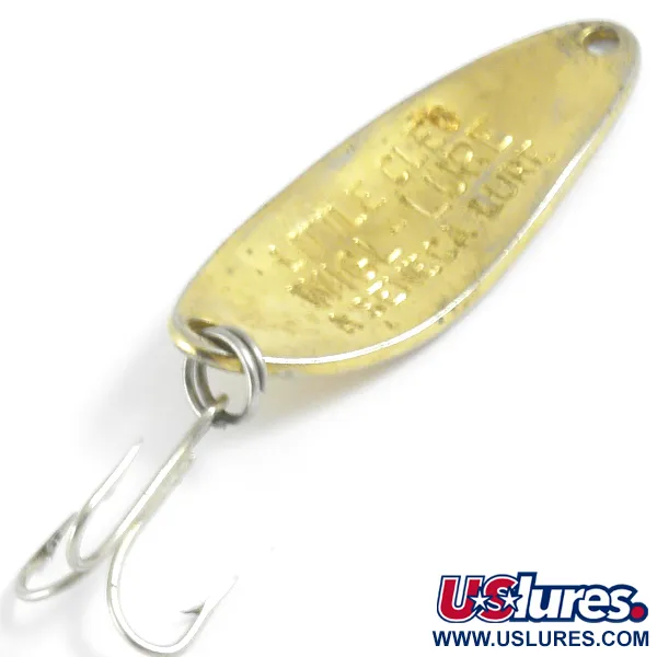 Vintage  Seneca Little Cleo, 1/4oz Gold fishing spoon #4435