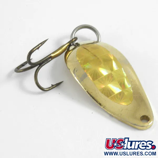 Vintage  Seneca Little Cleo, 3/16oz Gold fishing spoon #4440