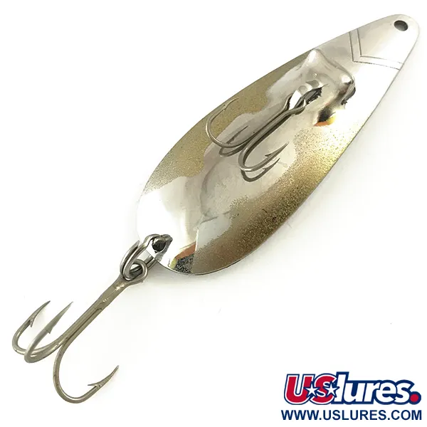 Vintage  American Sportsman NU Spoon, 2/5oz Silver / Gold fishing spoon #4496