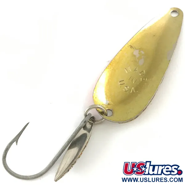Vintage  Worth Chippewa, 2/5oz Gold fishing spoon #4499