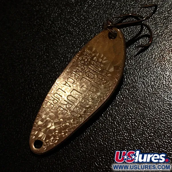 Vintage  Seneca Little Cleo Crystal, 1/4oz Crystal (Golden Scale)  fishing spoon #4516