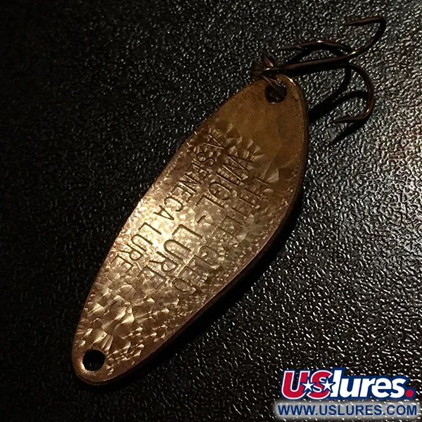 Vintage  Seneca Little Cleo Crystal, 1/4oz Crystal (Golden Scale)  fishing spoon #4517