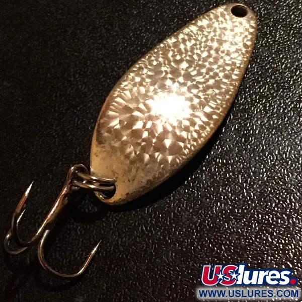Vintage  Seneca Little Cleo Crystal, 1/4oz Crystal (Golden Scale)  fishing spoon #4517