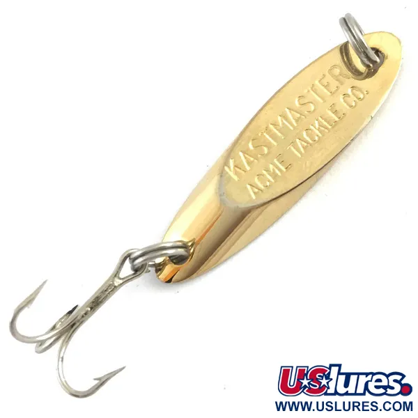 Vintage  Acme Kastmaster, 1/8oz Gold fishing spoon #4531