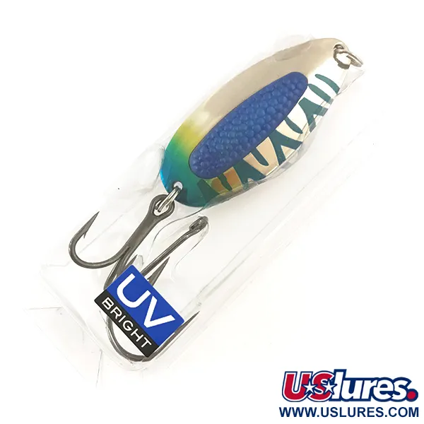   Blue Fox Rattlin Pixee UV, 3/4oz Nickel / Blue fishing spoon #4556