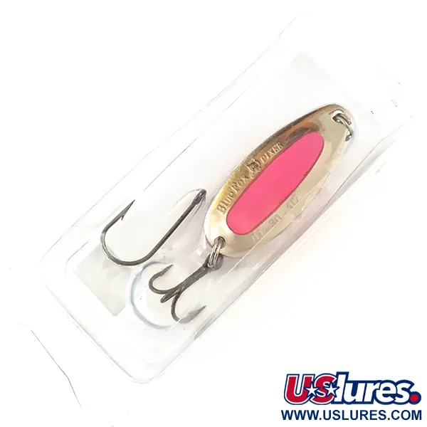   Blue Fox Pixee UV, 1/2oz Nickel / Pink fishing spoon #4558
