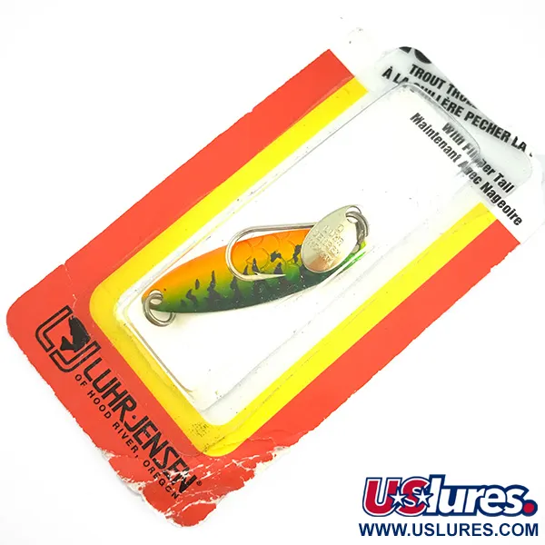  Luhr Jensen Needlefish 1, 1/16oz Fire Tiger fishing spoon #4566