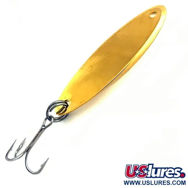 Vintage  Acme Kastmaster , 1/4oz Gold fishing spoon #4584