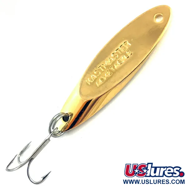 Vintage  Acme Kastmaster , 1/4oz Gold fishing spoon #4584