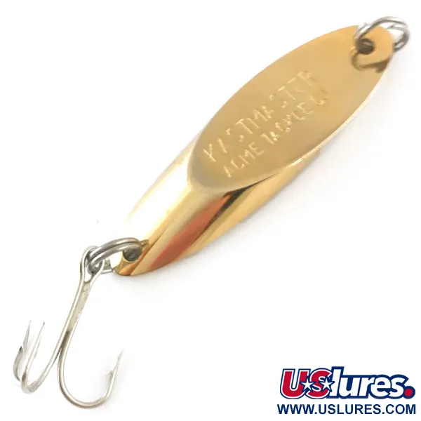 Vintage  Acme Kastmaster , 3/8oz Gold fishing spoon #4634