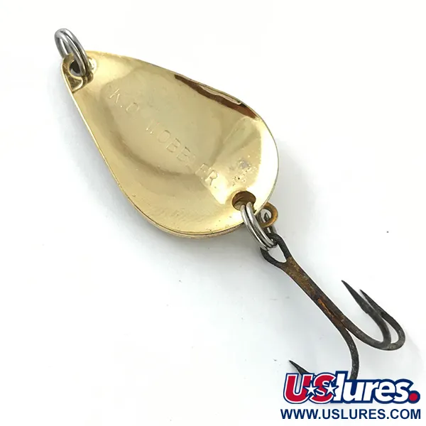 Vintage  Acme K.O. Wobbler, 1/4oz Gold fishing spoon #4642
